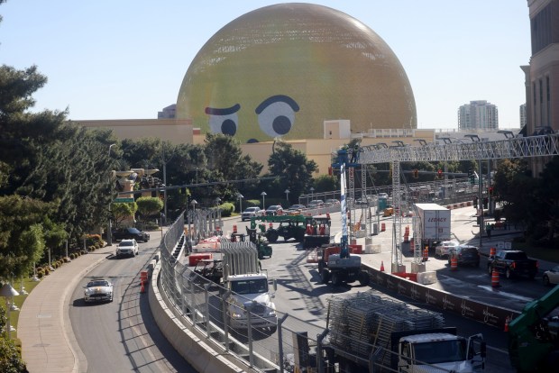 The Las Vegas sphere as an emoji