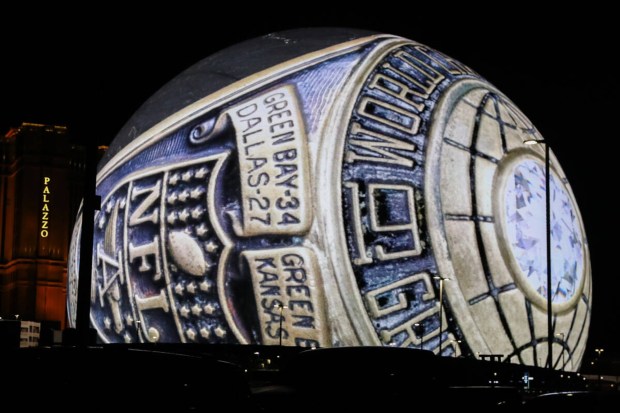 The sphere as the first Super Bowl Ring