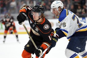 The Ducks overcome three deficits and Leo Carlsson scores the tying goal with less than four minutes left in regulation, but St. Louis gets the 6-5 victory