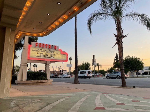 City-owned Center Stage Theater in Fontana was home to dinner theater and light Broadway-style entertainment from 2008 until August, when the operator's lease was allowed to expire. (Photo by David Allen, Inland Valley Daily Bulletin/SCNG)