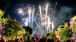 the 'Fire of the Rising Moons' fireworks show was to premiere on opening night of the two-month Season of the Force event. 