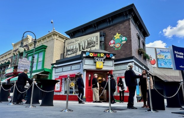 The new Power Up Cafe at Universal Studios Hollywood. (Brady MacDonald/Orange County Register)
