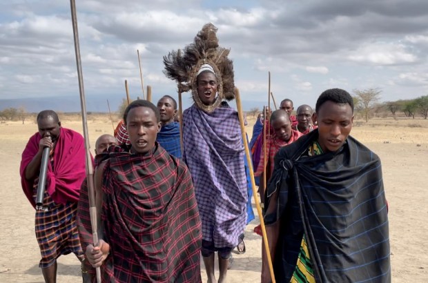 Members of the Maasai tribe demonstrate a traditional dance near Tanzania's Lake Manyara during a fall 2021 visit. (Photo by Brooke Staggs, Orange County Register/SCNG)