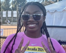 Wright claimed a pair of titles at the prestigious Arcadia Invitational and also set a Riverside County record in the 100 meters.